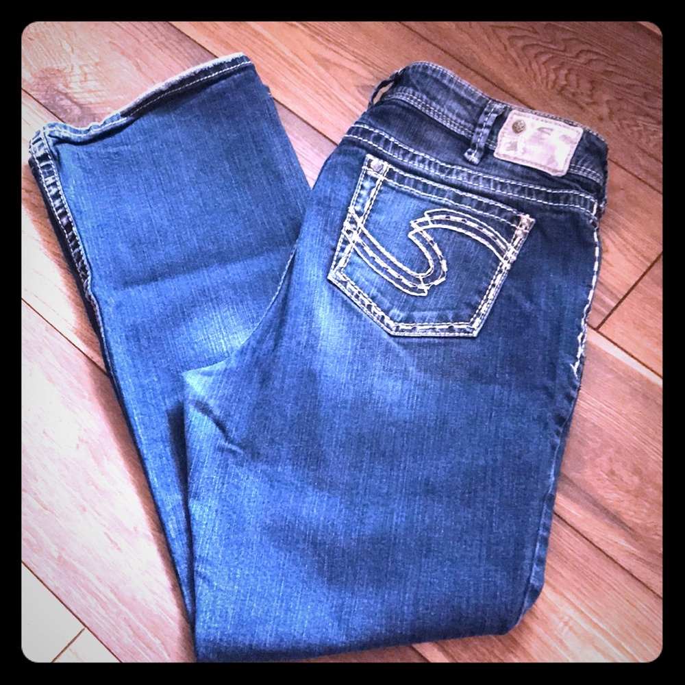 Silver Suki Jeans